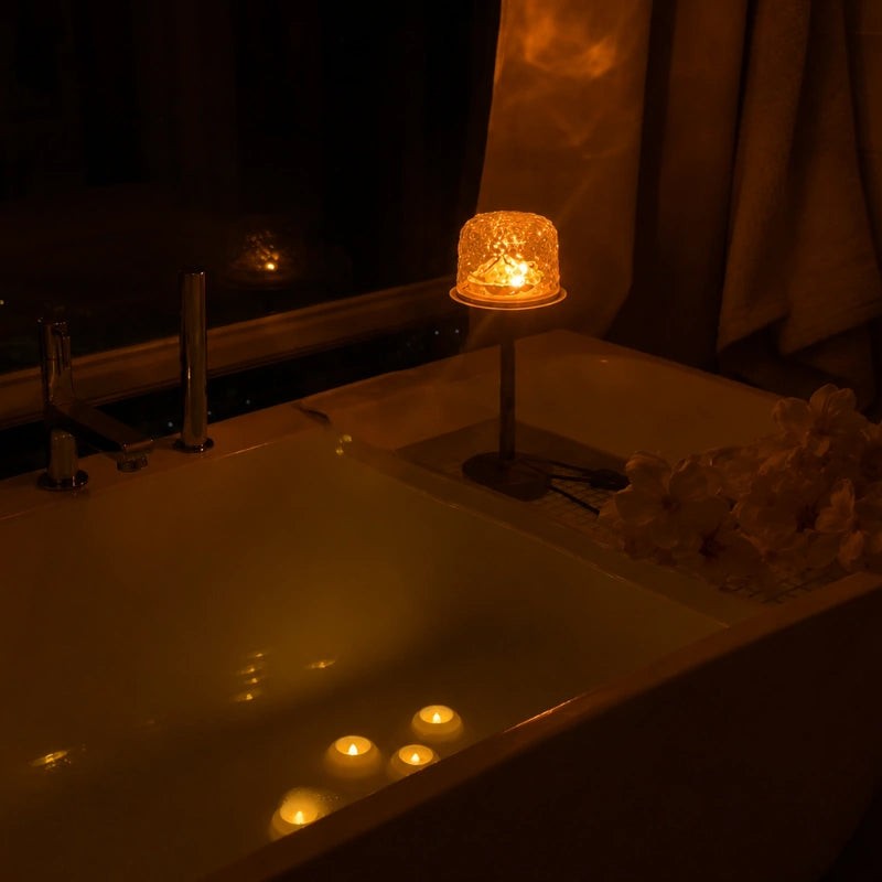 Table Lamp - Two-In-One with Aurora Light Projector