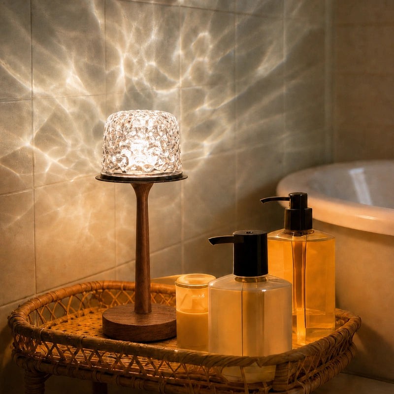 Table Lamp - Two-In-One with Aurora Light Projector