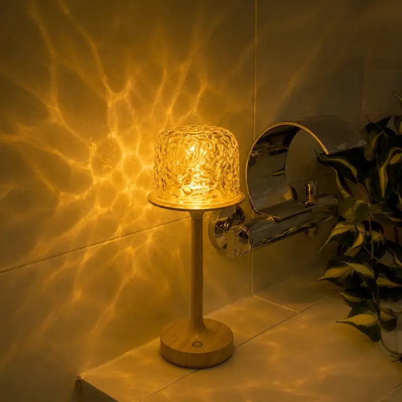 Table Lamp - Two-In-One with Aurora Light Projector