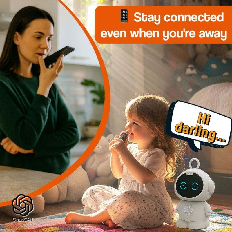 TalkTime Mini AI Robot - Interactive Educational Toy