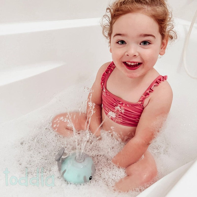 Toddler Bath Toy Bundle - Whale Sprayer and Fidget Spinner Set