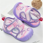 Toddler Sandals - Closed Toe Hook and Loop Strap