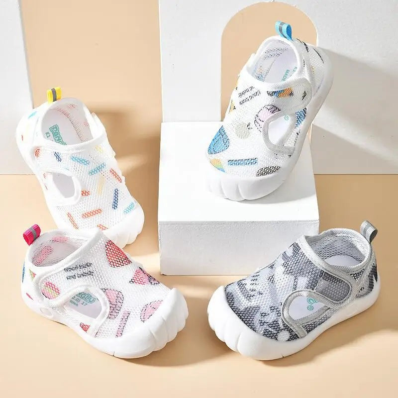 Toddler Sandals - Closed Toe Hook and Loop Strap