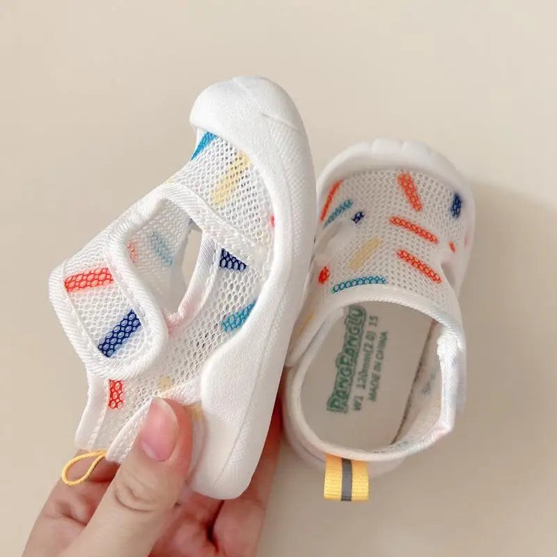 Toddler Sandals - Closed Toe Hook and Loop Strap