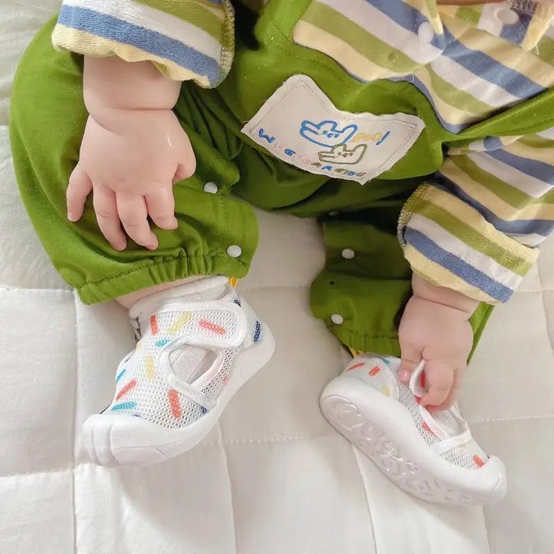 Toddler Sandals - Closed Toe Hook and Loop Strap