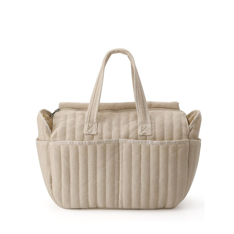Tote Bag - Urban Minimalist with Quilted Detailing