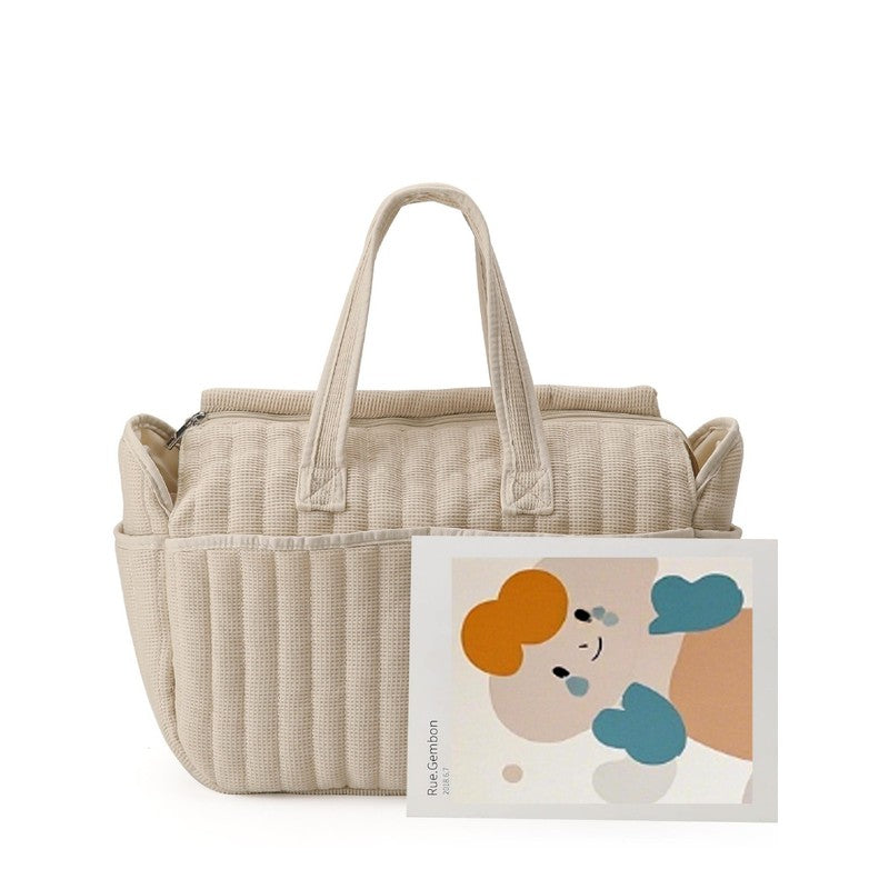 Tote Bag - Urban Minimalist with Quilted Detailing