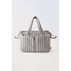 Tote Bag - Urban Minimalist with Quilted Detailing