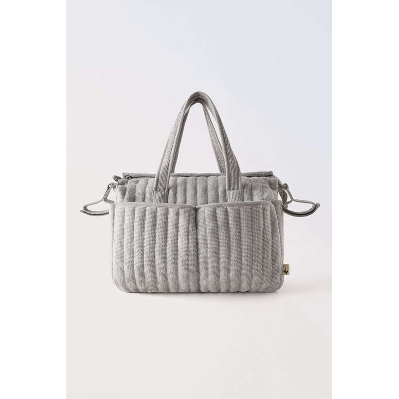 Tote Bag - Urban Minimalist with Quilted Detailing