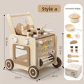 Toy Activity Cube with Push Walker - Multicolor