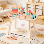 Toy Activity Table - Multi-Colored Stations