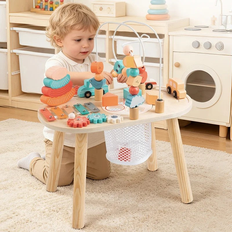 Toy Activity Table - Multi-Colored Stations
