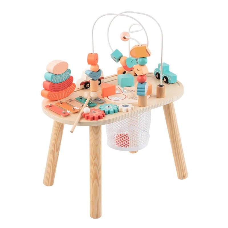 Toy Activity Table - Multi-Colored Stations