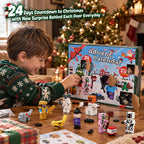 Toy Advent Calendar with Building Block Figures