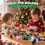 Toy Advent Calendar with Building Block Figures