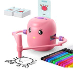 Toy - Drawing Robot with Shape Cards and Color Markers