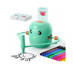Toy - Drawing Robot with Shape Cards and Color Markers