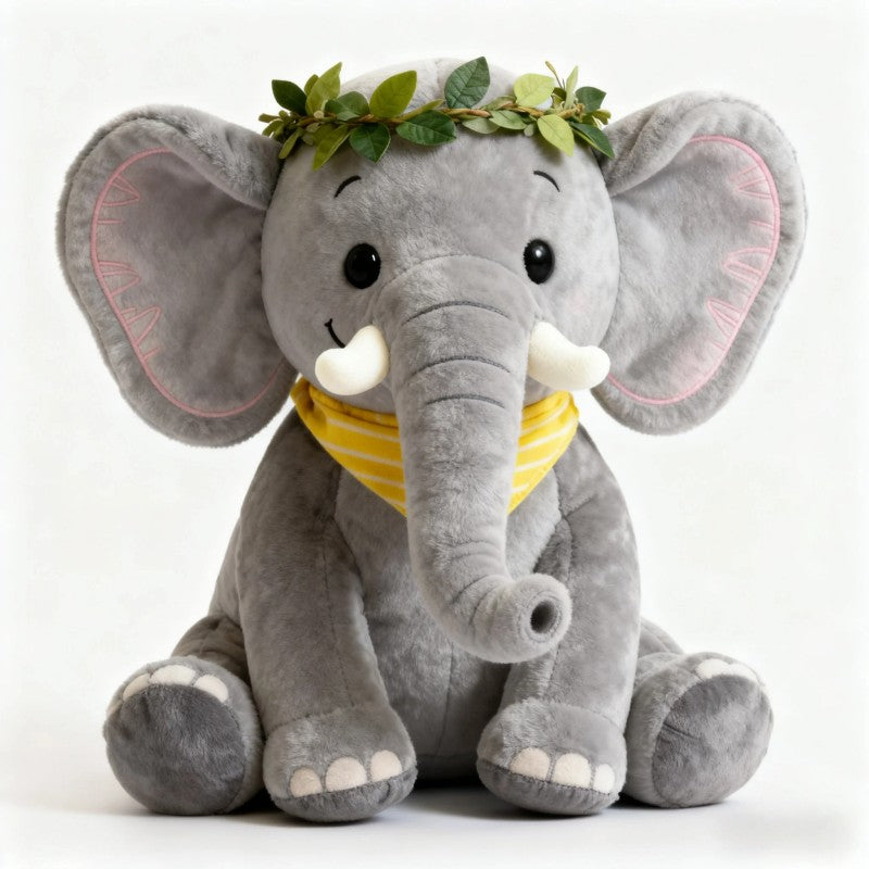 Toy - Elephant Plush Doll with Bandana