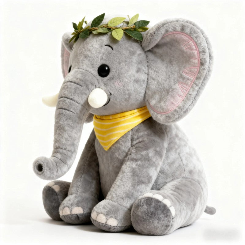 Toy - Elephant Plush Doll with Bandana