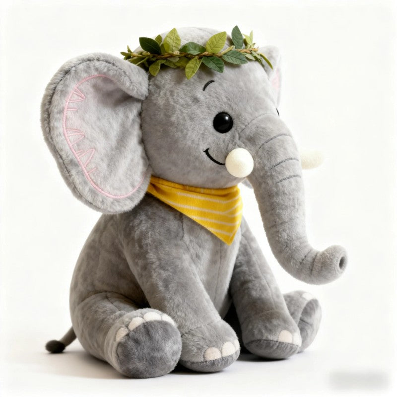 Toy - Elephant Plush Doll with Bandana