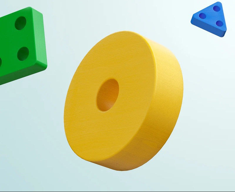 Toy - Geometric Shape Sorting and Stacking Board