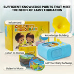 Toy Phonograph with Story Cards - Retro