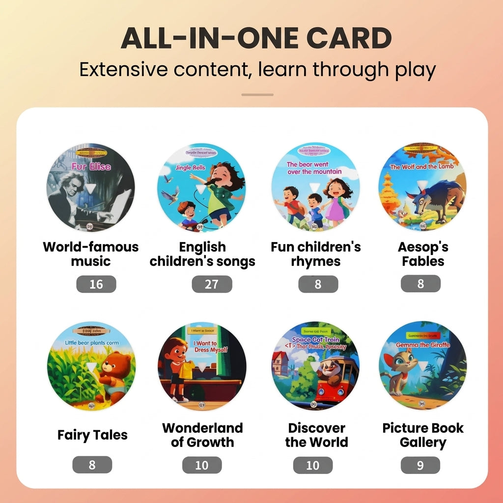 Toy Phonograph with Story Cards - Retro