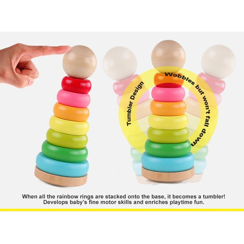 Toy - Rainbow Stacking Tower