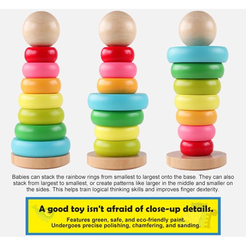 Toy - Rainbow Stacking Tower