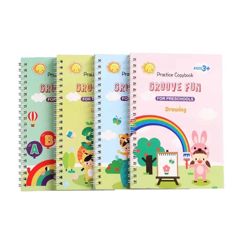 Toy - Reusable Writing Practice Book with Tracing Guides