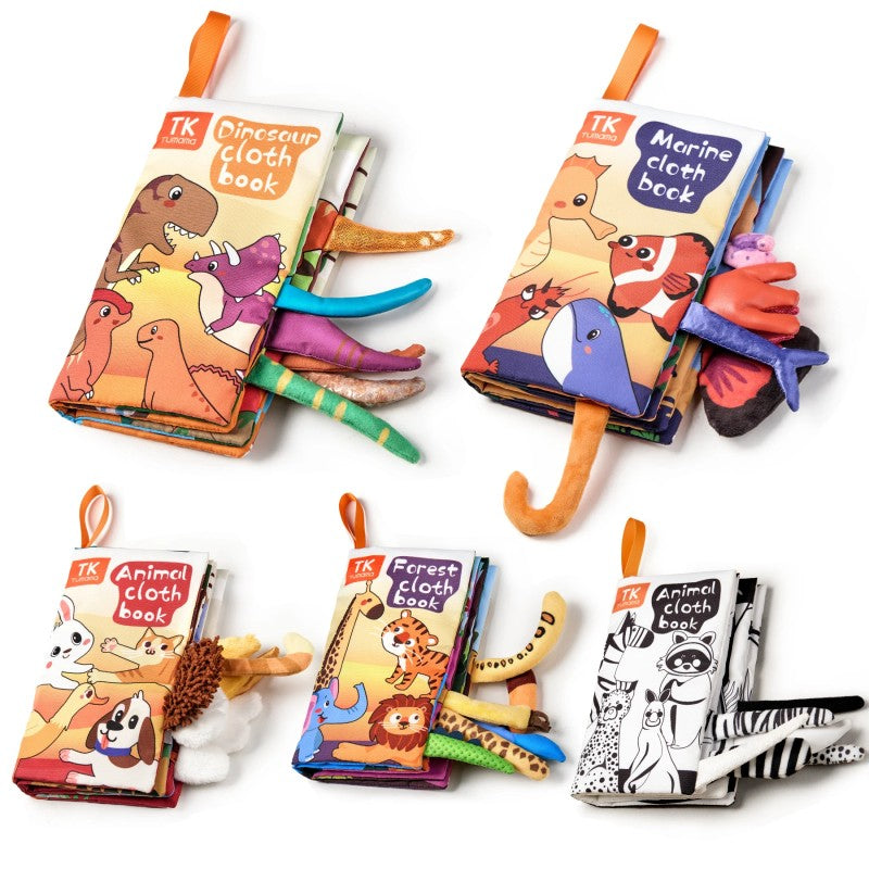 Toy Sensory Book with 3D Animal Tails