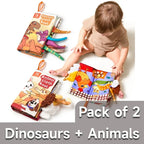 Toy Sensory Book with 3D Animal Tails