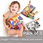 Toy Sensory Book with 3D Animal Tails