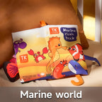 Toy Sensory Book with 3D Animal Tails