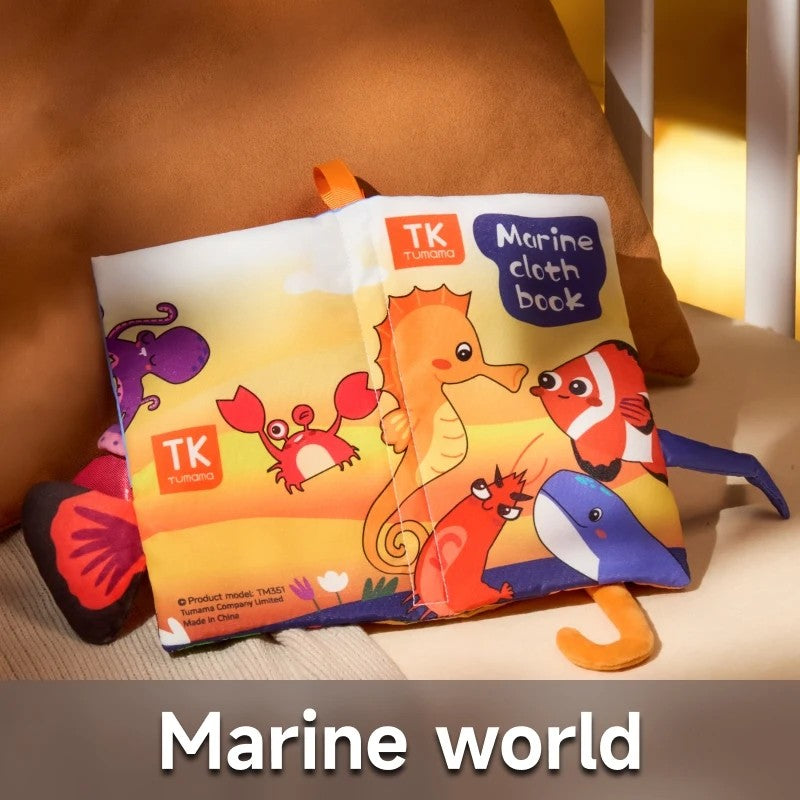 Toy Sensory Book with 3D Animal Tails