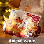 Toy Sensory Book with 3D Animal Tails