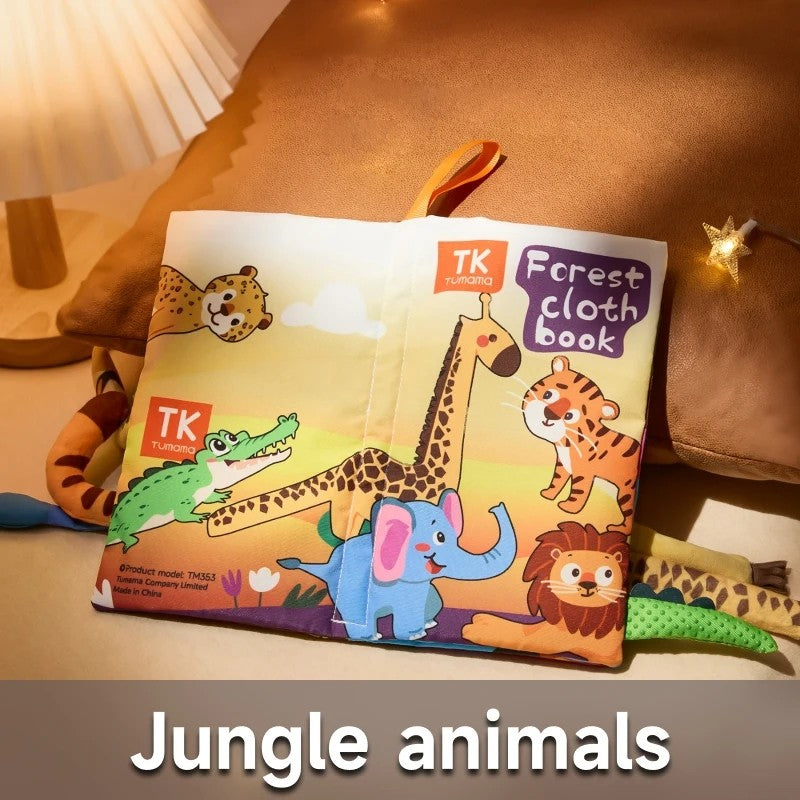 Toy Sensory Book with 3D Animal Tails