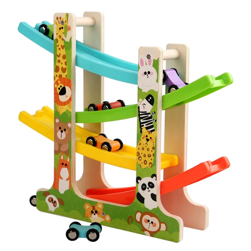 Toy Slope Racing Car Track - 4-Level Ramp