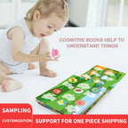 Toy - Toddler Busy Book with Velcro Stickers