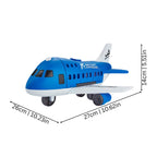 Transformable Toy Airplane and Vehicle Playset with Mini Accessories