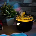 Ultrasonic Humidifier - Cannon with LED Lighting