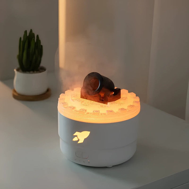Ultrasonic Humidifier - Cannon with LED Lighting