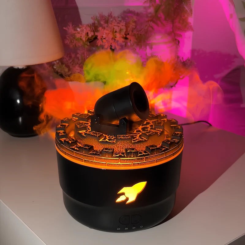 Ultrasonic Humidifier - Cannon with LED Lighting