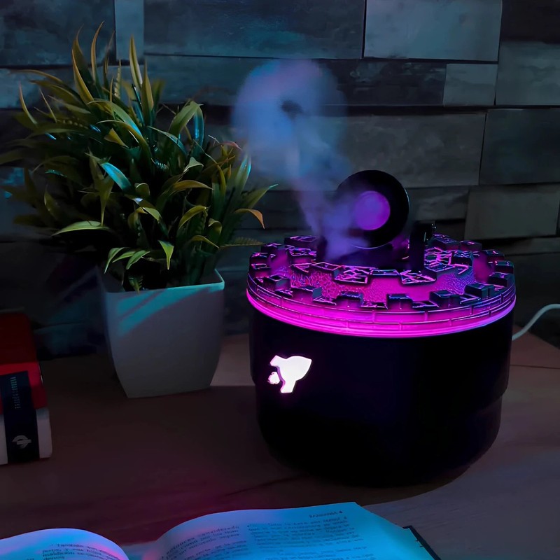 Ultrasonic Humidifier - Cannon with LED Lighting