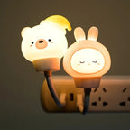 USB Night Light - Animal with Warm Light