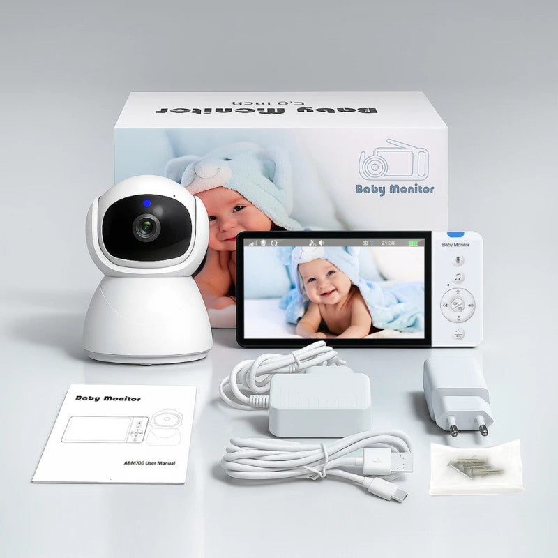Video Baby Monitor with Camera and Parent Unit - 5-Inch Display