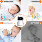 Video Baby Monitor with Camera and Parent Unit - 5-Inch Display