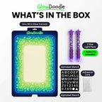 Wall Drawing Board for Children - UV Light Drawing Activity