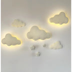 Wall Lamp - Cloud Shaped Boucle Fabric Light