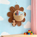 Wall-Mounted Storage Basket - Sunflower Woven